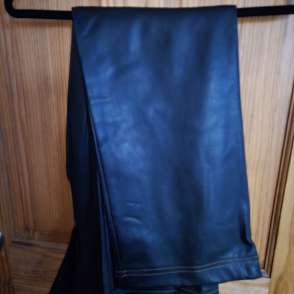 Industry Black Leather Pants